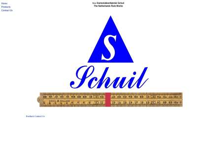 b.v contact duimstokkenfabriek hom netherland product rul schuil the us work