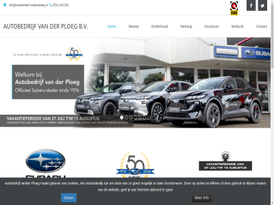 -15 -17 -18 -441250 00 0511 08 09 10 15 1976 27 50 70 9298 adviser afsprak akkoord apk augustus autobedrijf autotechnicus b.v back begonn bekijk bel beperkt bezet bijvoorbeeld blijv by contact cookies daarom de dealer design dienst diver een ervar facebok friesland functioner gan gebruik gef geslot goed grag hiermee hom houd iframes info info@autobedrijf-vanderploeg.nl informatie inplann jar jarenlang juli ken kennis klik koarteloan kollumersweach kollumerzwag komt lat les maakt maandag madebo mak merk mogelijk nederland nieuw noodzak occasion officieel onderhoud onderhoudsbeurt ontdek onverwacht onz openingstijd optimal opzoek oudst past period plann planning ploeg policy privacy reken rj sam showrom sind sit sluit stan subaru subaru-dealer t/m team tijden tijdig to toe top trot twitter uitdag uitgebreid vacatur vakantie vakantieperiod vander vanweg verkocht verkop verrass voorkomt voorrad vrijdag websit werk werkplaatsafsprak werkplat wij will www.subaru.nl zaterdag zoek zowel