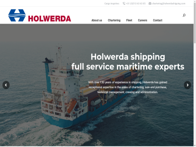 +31 0 05 130 1883 298 3.370 513 63 822 9.000 a about administration ahead along an and any are areas arrang as at based betwen board by capacity carer cargo cargoes changes charter chartering@holwerdashipping.com chief chos clos com complet comprises consultation contact container contributed crew crewing currently deadweight do draw enginer engines equipment exceptional excited experienc expert expertis family feeder flet for from full full-servic gained generation giv has hav holwerda impul information inquiries internship involved join knowledg looking maintenanc manag management many maritim master mates mor network new on or our own passed passion perform personnel plac pleas prid prospect proud provides purchas read right s sal sales schedul sea search second sell servic services sev ship shipbroker shipmanagement shipping sinc special steam successful successfully supervision tak team technical teu than the this to ton transport under up us valuat varying vessel we welcom what with year you your
