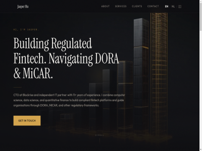 11 about and at blockris build building client combin compliant computer contact cto data dora experienc financ fintech framework get guid hi hu i independent it jasper m micar navigat nl organisation other partner platform quantitativ regulated regulatory scienc scroll services through to touch with year 中文