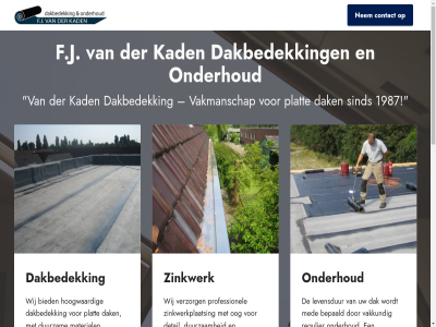 1987 afgestemd all bedrijfsgebouw bepaald bestand bied biedt contact dak dakbedek dakgot detail duurzam f.j garantie geschikt gevel hom hoogwaard ideaal inspectie installatie kad levensdur material med nem nieuwbouw onderhoud onderhoudscontract ontvangt oog plat professionel rapportag regulier renovatie reparatiewerkzam sind tijd uitkomst vakkund vakmanschap verzorg wens wer wij woning zinkwerk zinkwerkplaats