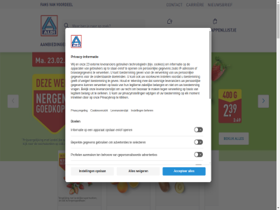 -02 -25 -26 -32 -34 /nergensgoedkoper 0.75 01.03 1.00 1.2 1.49 1.69 1.92 1.99 10.76 130 15 15.00 1973 2 2.29 2.39 2.69 2.85 21.92 23 23.01 23.02 25 250 28 3.49 3.73 30 4 4.58 4.66 400 48 5.59 5.98 500 6.00 6.50 7.58 7.98 77 aanbied aanschaf aardbei achter actie actie-artikel actieprijs acties actievoorwaard afgebeeld afrond afwijk alcoholhoud aldi aldi.nl aldi.nl/nergensgoedkoper all app artikel bedrijfsgegeven begrip bekijk belangrijk beleg berek bericht bespar betekent bezoek bianco blush boodschapp boodschappenlijstj braadkuik ca cantolino carrièr complianc contact cookievoorkeur cucina daarom dezelfd doet donut drank drukfout e e-mailadres enkel extra fan farmer favourit fod folder g garantie gel geldt geraspt gesuikerd goedkop goedkoper goud grigio grot hel helas hiervor hoogt huisregel ijs informatie inhoud inspiratie international jingold joe jong kan kas kassasystem kg kijk kiwi klant komma kortingspercentag l lager landelijk ma macadamiamix mailadres mak maximal meld mocht molenland moment multibuy natur nederland nergen net nieuw nieuwsbrief non non-fod ondank onz per perssinaasappel pinot plak planning prijs prijsvergelijk privacyregel product recept risotto rod s sind snel sneller snijbon stat stuk supermarkt trader tuin uiting uitverkocht v.a valt vanaf veelgesteld vega veiligheidswaarschuw verantwoord vermeld vernieuwt verpak verreken vezelrijk vis vles volg volgend volkorenbrod voorbehoud voordel voorkom voorwaard voorzien vrag war weekacties wek wekelijk werkelijk wij winkel winnar wo woe za zet zorgvuld