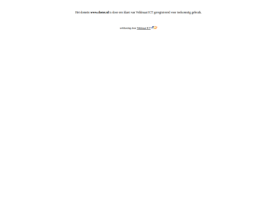 cloese.nl domein gebruik geregistreerd ict klant toekomst veldmat webhost www.cloese.nl