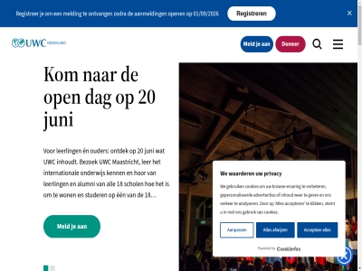 +31 000 01/09/2026 1 12.000 18 1bs 2 20 2012 2026 2331 29 313690 422 55 80 85 88 908758 a aanmeld aanpass accepter advertentie advertenties afhank afwijz algemen alumni analyser and ban basiscriteria begin bekijk bent beurz bied bov breng brow browse-ervar by charity clos colleges comit company continent cookie cookies dag dc doe donaties doner echt elk energie england ervar financiel financier flor gebruik gedeelt gegevensbeschermingsbeleid gepersonaliseerd geselecteerd gev gevestigd guarantee haarlem help homepag ibdp ibdp-leerl impactvol info informatie inhoud instagram international jar jong juni kingdom klik kom leerling les lev limited linkedin logo london m mee meld melding mens menu missie national nederland netherland new no onderwijs ontdek ontvang ontvangt onz open oxford pass powered privacy privacybeleid registered registrer schol selectiecriteria stemt steun stimuler stret student studer talent tel terug teweg the third tiktok uitdag united uwc verander verbeter verker vier volled voort voorwaard vrijwilligerswerk waarder wales wc1a we websiteontwerp wer wereld wereldwijd werk world youtub zet zit zodra zoek