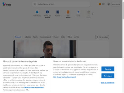960 acceder accept activement actualites ainsi analysez appareil audienc aux caracteristiques cela confidentialit contenu d declaration des developper direct donnes du et etc fournir fournisseur geolocalisation gerer gros identification information insight j jour l le les list mesurer microsoft mises msn nombr nos nous obtenir partenaires permet personnalises pour precises preferences privee publicites que refuser se services soucie stocker sur titres tout traiton un utilisez vie votr à