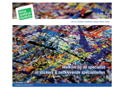 contact nieuw product slos specialism studio verkop zeefdruk