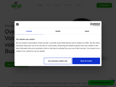 aanvrag about ads advertis all allow also analys analytic and arlo bedrijfsfilm beschik bestell busines check collect collected combin consent contact content continue cookies demo detail features from gezocht hom ideaal if information insprek it krachtig lat may media necessary nederland onlin only or other our overtu partner personalis presentatie presentaties productvideo professionel provid provided radio s services shar sit sluis social stem tariev tech technisch tekst that their them they this to traffic tv use uses ve voic voice-over voiceover we websit who with you your zakelijk