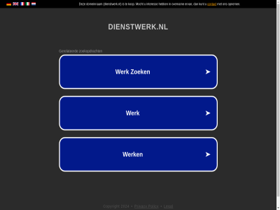 2024 copyright dienstwerk.nl legal policy privacy