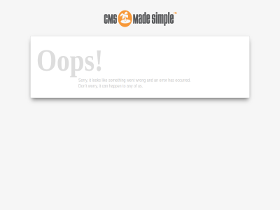 an and any can cms consol don error happ has it lik lok mad occurred oop simpl someth sorry t to us went worry wrong