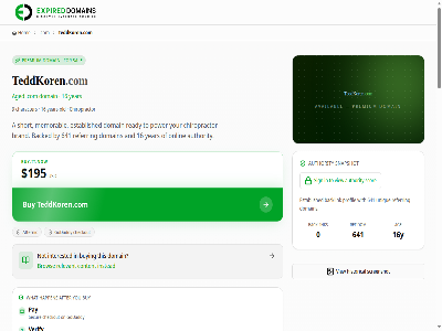 -1 0 0.00 109 11 14 16 16y 195 2 20 2009 21 24 24/7 24h 3 301 641 77 84 9 a account advanced affiliat after afternic age aged ai alert alik all all-in-on already an and any as asking asset at authority availabl back backed backlink be below ben box brand brandability brandabl breakdown brow builder building busines businesses buy buy-it-now buying by can carries character checkout chiropractor citation claim com compact comparison comprehensiv confirmed content conversation cpc creat credibility customer da dashes data defensibl delivered demand descriptiv dom domain drop easy ed.com engines enough equity established every expired extension fair first flow for foundation free friendly from full godaddy godaddy-protected googl great happen has historical history hold hom hosting ideal includ indicat instant instantly instead interested interfac investment investor it its itself kep kind kor largest length link listing long looking loud mak makes manages marketer memorabl metric million mor most moz nam nich not now number offer old on one onlin open out own ownership owning pa party passes pay pickup platform portfolio potential power premium pric price-drop professional profil protected public push radio rang ranking re read ready real redirect ref referr registrar relevant requir robust s sal say scor screenshot search secur see seeking sen seo seos services shar short sid side-by-sid sign signal simply sit smart snapshot so solution som someon sources spam stay strong support tedd teddkor teddkoren.com test than that the third third-party this tim tld tlds to traffic trust trusted typ understandabl unique unlock usd used user user-friendly value verified verify view watching wayback web websit what why wid with within world worth x year you your