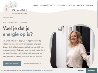 06 09.00 17.00 2026 207066r 21 21612075 22 22.00 3421 65 96 aandacht aangeslot aanvull accepter accu actie afsprak allen alternatiev anoniem auto balanc behandel beleid bent beroepsbeoefenar bevorder blijv body central complementair contact cookie cookies de dezelfd dinsdag direct disclaimer donderdag doorgan eig energie gebruik gehel geneeswijz geregistreerd gev gevoel gun helpt hen herstell holistisch holos hom hop info@inbalancemassage.nl institut jezelf jij jouw kanker kardel klacht klachtenregel kom komt kx lang leg lev licentie lichaamsbewustzijn licham luister maandag mak massag massagetherapeut massagetherapie meewerkt men mind mogelijk netwerk ondernem onvoldo openingstijd oudewater plat praktijk privacy privacyverklar register ruimt s stan stat stil tariev techniek ter terwijl vak vanzelf verbeter verdient verdwijn veren verget vergoed vertell verzeker via vind voel vraagt waarom war we webdesign websit wegvloeit weiger wer whatsapp wij zorg