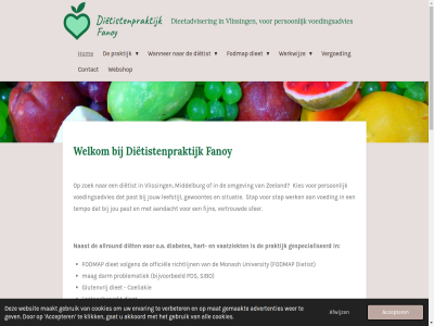 2004 2026 aandacht aangeslot accepter advertenties afwijz akkoord all allround begeleid bent bijvoorbeeld bloeddruk by cholesterol coeliakie consult contact cookies copd cvrm darm darmproblem denk deskund diabetes dieet dieetadviser dieetadvisering.nl diet dietist dietistenpraktijk direct dm drinkvoed eiwitrijk ervar etc fanoy fijn fodmap ga gat gebruik gemaakt gespecialiseerd gev gewicht gewichtsverlies gewoontes glutenvrij hart hog hom hoofdinhoud huisartsenconnectie informatie ingeschrev intolerantie jicht jou jouw jouwweb ketenzorg kies klik koolhydraatarm kunt kwaliteitsregister lactos lactose-intolerantie lactosebeperkt leefstijl lipoedem maag-darmproblem maakt mag mat middelburg monash mv naast nederland o.a officiel omgev ondergewicht ondervoed ongewenst osteoporos overgewicht paramedici past pds person personal powered praktijk problematiek richtlijn samenwerk sanaslank sfer sibo situatie specialisaties stap supplement tempo terecht toegank training twijfel university vaatziekt verbeter veren vergoed verhoogd vertrouwd verwijz via vlissing voeding voedingsadvies voedingsklacht volg volgen volwaard wanner webshop websit welkom wer werk werkwijz zeeland zoal zoek zorgverzekerar