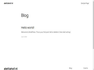 2026 5 about alettahof.nl author blog content delet designed edit event faq first fiv hello it july or pag pattern post sampl shop skip start themes then this to twenty twenty-fiv welcom with wordpres world writing your