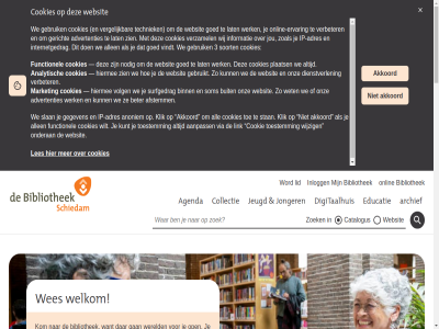 18 2026 35 aanslag activiteit af agenda akkoord all analytisch archief basisschoolleeftijd behalv bent bezoek bibliothek bieb bieb-locaties bieb-nieuw blijf boek boekenpodcast borrel bov caf cesant collectie contact cookie cookie-instell cookies cursuss denkhoud dienstverlen digitaalhuis digital direct disclaimer draadlos drink educatie elk exposities facebok filosofisch functionel gaf gan gat gebruikt gef gemeenteraadsverkiez goed gratis hiermee hom hoogt ido ieder informatie informatiepunt inlogg instagram instell interactiev interessant internet jar jeugd jonger jongst jouw kijk kinder koffie kom kop koptelefon korenbeur kunt laatst lat lekker ler les leuk lez lid linkedin locaties luister luisterboek lunch maart market muziekles natur nederland nieuw nieuwsbrief nieuwsoverzicht nodig oef onlin ontwikkel onz open openingstijd organisatie over plaats plek podcast privacyverklar reserver rij schiedam schrijf serie spreekur sprek stad start statistiek studieplek taalcaf tiktok toestemm verbeter verdel verdiep vind volg voorjaarsvakantie voorlez vrag wandel wanner we websit wekelijk welkom wer wereld werk werkdag werkplek wes wijkcultuurklass wijzig woensdag word youtub zet zetel zien zoek