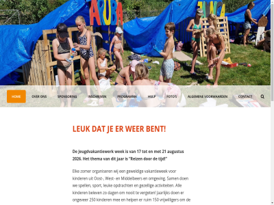 2020 afgelop foto herfstactiviteit jar jeugdvakantiewerk klik let oliebollenwandel s