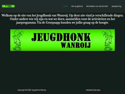 2026 aanmeld activiteit by copyright ding ga grag groepsapp hom hoogt hosted houd inhoud jaarplann jaarprogamma jeugdhonk jullie serve4u sit verschill via vind wanroij we welkom wij