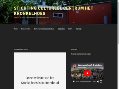 00 02 05 2026 26 aaltied agenda beheerscommissie bestur beter bezoeker centrum contact culturel ervar evenement februari foto ga geplaatst gevond hom inhoud kloosterbur kom kronkelhoes momentel obligaties onderhoud ondersteund onz return s snel stichting t terug thoes to top videospeler we websit wer werk wordpres