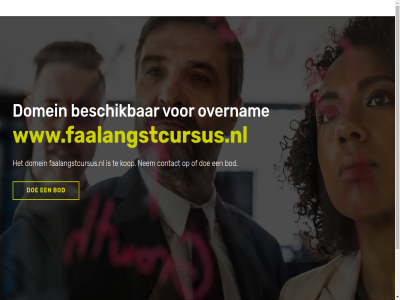beschik bod contact doe domein faalangstcursus faalangstcursus.nl kop nem overnam verkop www.faalangstcursus.nl
