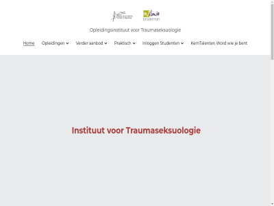 aanbod accept be bent braakman cookie hom hooning inlogg institut kerntalent learn mor opleid opleidingsinstitut praktisch student traumaseksuologie use verder word