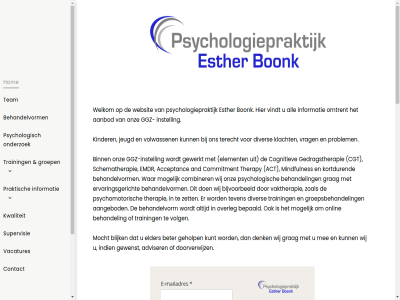 -7857042 002 053 100 7514 aanbod aangebod acceptanc achternam act adviser ak all and behandel behandelvorm bepaald beter bijvoorbeeld binn blijf blijk boonk cgt cognitiev combiner commitment contact contactgegeven denk diver doorverwijz e e-mailadres elder element emdr ensched ervaringsgericht esther gedragstherapie geholp gewenst gewerkt ggz ggz-instell grag groep groepsbehandel hengelosestrat hom hoofdlocatie hoogt indien info@ppeb.nl informatie inschrijv instell jeugd kinder klacht kortdur kunt kwaliteit link locatie mailadres mee mindfulnes mocht mogelijk nieuwsbrief nuttig omtrent onderzoek onlin onz overleg postadres praktisch problem psychologiepraktijk psychologisch psychomotorisch registraties samenwerk schematherapie schrijf supervisie team terecht teven therapie therapy training vacatures vaktherapie vindt volg volgend volwassen voornam vrag war websit welkom wij www.ppeb.nl zet zoal