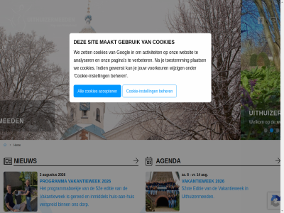 14 2 2026 52e 52ste 8 accepter activiteit agenda all analyser aug augustus beher binn cookie cookie-instell cookies digital dorp editie foto gebruik gered gewenst googl hom huis huis-aan-huis indien inmiddel instell jouw kop kun maakt nederland nieuw onz pagina plaats programma programmaboekj remy s sit toestemm uithuizermed vaartjes vakantiewek verbeter verspreid voorkeur vr we websit welkom wijzig za zet