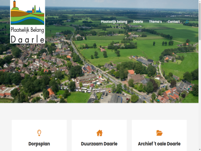 10 2019 2021 2024 2025 25 29 80 activiteit algemen app archief belang bericht bevrijd blijft contact daarl detail diver doarl dorp dorpsapp dorpsplan duurzam eig energie evenement feb geschiedenis gevond hoogt houd info@pbdaarle.nl initiatiev invloed inwoner jar jbbh jong jun kom krijgt kwam laatst leefbar legg les lev lid mei meter neemt nieuw nieuwsbericht noodzak oal oma ondersteun ontstond onz opa opborrel opgericht pb plaatselijk plan planvorm plek prima prober project realisatie regie s saamhor sponsor steun t thema titel uitwerk vanaf vanuit vast verbeter verder vond voorjar voortouw we webdesign werk won word zodat zoek