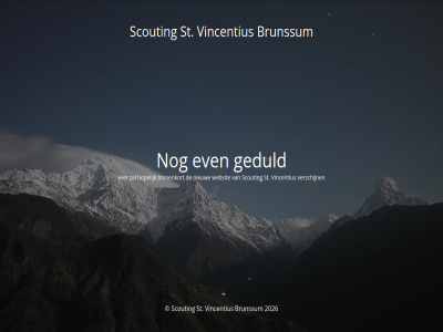 2026 binnenkort brunssum even geduld hopelijk nieuw ontwikkel scouting st verschijn vincentius we websit