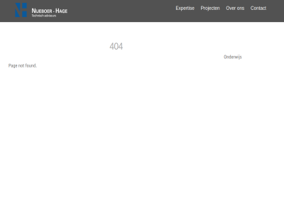 404 contact expertis found gevond hag nijeboer nijeboer-hag not onderwijs pag pagina project