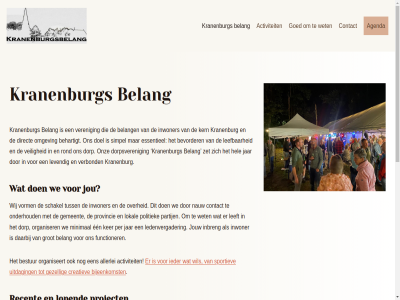 2026 9 activiteit afgelop agenda allerlei behartigt behoud belang bestur bevorder bijeenkomst contact creatiev daarbij direct doel doorgan dorp dorpsveren een essentieel fietsroutes focus functioner gebouw gemaakt gemeent gezamen gezell goed grot hard hel herbestemm huishoud ieder inbreng inhoud inwoner jar jou jouw ker kern kranenburg lang ledenvergader leefbaarheidsplan leefbar leefomgev leeft levend lid lokal lopend markant mee minimal nauw nieuwbouw omgev onderhoud ondersteun onz opgesteld organiseert organiser over oversteekplaats partij per politiek prat project provincial provincie realisatie recent recreatiev rond rondom schakel simpel slecht sportiev sportveld starter termijn toegank toekomst toekomstvisie toeristisch tuss uitdag uitvoer veilig verbond veren verkeersveil verschill vorm waaronder we weg werk wet wij wil woning woningbouw woonplat word zak zet