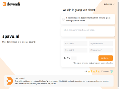 2026 250.000 50 9.4 algemen all beher bemiddel brengt copyright deal dienst doel domeinnam dovendi elkar gegeven goed grag interes international invull kop koper nam nederland offert ontvang partij privacy recht review ruim spavo.nl verklar verkop verkoper verstur via voorbehoud voorwaard vrijblijv we