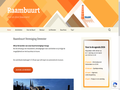 -1998 1 10 10.00 12.00 15 17 19 1980 1995 20.00 2026 27 29 40650530 50 7411 activiteit agenda algemen all april automatisch bedraagt berichtj bestur bewoner bodemsaner bouw buurt buurthuis buurtveren cn contact contactgroep contributie deventer drink e facebok februari fietspal gemeent geplaatst gezell graffiti grag hebt help hinder hom hondenpoep hur idee incasso info@raambuurt.nl informatieavond inhoud inzet januari jar jong kapot klankbordgroep koffie krijgt kunt kvk last ledenvergader leefomgev lid loopt maand maandelijk maart mee meegemaakt meld meldpunt mogelijk namiddag nieuwsbrief oktober omgev ontspann ontvang onveil onz open opgericht oud pagina per period prijz publicer pubquiz raambuurt recht redactie@raambuurt.nl ruimt sedumdak spelletjesmiddag spring stoeptegel strat stur tijden tip tuss uitnod veren vertell via voorbehoud voorzien werfstrat wij zaterdag ziet zoek zull zwerfafval