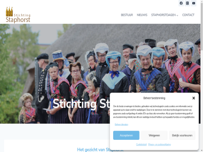 2024 2026 absolut accepter achter achterblijft actiev activiteit all allen ambacht apparat bedrijv beeld beher behor behoud bekijk belicht bepaald best bestur bezoeker bied blijv boer bouwvakvakantie brug contact continuiteit cookiebeleid cookies cookieverklar crer culturel dag dagprogramma dienst doel doet doorgan draai drie drijvend duizend echt eerder en/of enkel erfgoed ervar evenement functies gan gastvrij gebeurt gebied gebruik gedur geeft gegeven gehoud geinterpreteerd gelukk gemeenschap generatie geniet georganiseerd geslag gesteld gev gewoontes gezell gezicht grag grenzend groep heden heksenwag helas historisch id informatie inhoud innovatiev interwijs intrekt invloed inzet inzicht jaarlijk karakter kenmerk kerkweg klederdracht klederdrachtshow klomp koestert kom kracht kun land landbouwmachines lat led loopt maai mak meest moeit mogelijk museum nadel nam nauw nieuw nieuwst ondernem onterecht operer opnieuw organisaties oud ouder plat populair prachtig presenter privacy privacyverklar raadpleg realisatie rijk rogg s sam sit slan som stabiliteit staphorst staphorstdag staphorster sted stemm sterk stichting stipwerk surfgedrag tal technologieen tegelijkertijd tegenwoord tek ten tijden toegank toerist toestemm touw tradities traditionel trek uitleg uniek var vel verbind veren verlor verwerk volop voorkeur vooroordel voorop vrijwilliger waarbij waard waarvan weiger werkelijk werkt wij woensdag won wortel zien zoal zodat