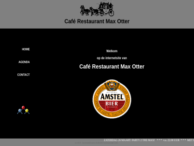 agenda caf contact hom max otter restaurant welkom