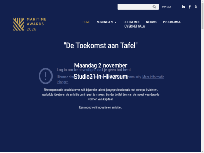 000 088 2 2026 24/02/2026 29/06/2026 40 44 51 90 ambitie avond award belooft beschikt bijzonder blijv bodewes boompjes carlijn contact daarom dagelijk deelnem e een eig elk elkar en event feest gala gat gebruik gedurfd gelijkwaard genomineerd geopend het hilversum hom hoofdsponsor hoogt ideeen impact info@maritime-awards.nl innovatie inschrijv inspiratie inspirer inzend inzicht jar jong juist kapital kom laatst les lev maandag mag mak maritiem maritim meest meld miss nederland nederlander nieuw nieuwsbrief nominer november onderschat onderscheid onderzoeker ontmoet ontwerper onz opnieuw organisatie organisaties organisator policy presentatie prestigieuz privacy professional programma reder rotterdam royal scheepswerv scheepvaart scherp sector spanning sterk stichting student studio21 t tafel tafelsponsor talent terwijl tijden toekomst toeleverancier trot twijfel uitgereikt uitreik vijf vol volgend vorm waardevoll waarom wer wereldhandel werk wilt young zee zulk