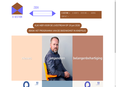 19 2026 agenda bekijk bijeenkomst contact hom juni kinepolis klik koort livestream programma q q-koort q-uestion uestion
