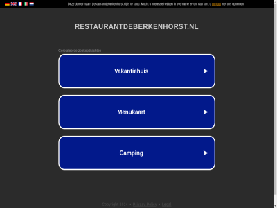 2024 copyright legal policy privacy restaurantdeberkenhorst.nl