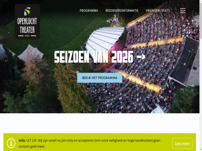 00 1 12 14 18 19 20 2025 2026 6711 accepter activiteit adres augustus bankkost bekijk bent betover bezoekersinformatie binnenkort cabaret contant copyright culturel deur e e-mail e-mailadres ede eerst elk ernar evenement facebok fan gan geld geleg geniet gevarieerd gezell hart hog hoogt houd huisregel info inhoud instagram ivm jar jouw jul juli juni jw kaartverkop kijk kik klassiek lazy les let mail mail@openluchttheaterede.nl mailadres meld memoris menu mid muzikal nederlandstal nieuw nieuwsbrief only onz openluchttheater opent organiser overslan pabstlan pin pin-only plan pop prachtig privacyverklar programma programmer rout schrijf second september sunday the uniek uur vanaf veilig veluw verwelkom via volt vriend we webdesign websit welkom wij za zien zomerseizoen zondagmiddag