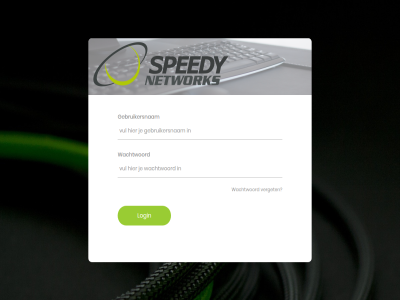 admin direct gebruikersnam login network speedy speedy-network verget wachtwoord