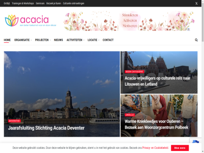 0 1 11 19 2 2026 22 aanmeld acacia acacia-vrijwilliger acht actief activer activiteit af ambitie ander avond belang beter bezoek bijdrag bijzonder blijv bloem bur categorie cohesie contact cookiebeleid cookies crer culturel detail deventer donderdag elkar gebruik gebruikt ging hom jaarafsluit jar juli juni kennis kniekleedjes kom letland lez litouw locatie maatschapp mee middel missie motiver naviger nieuw ontbijt ontmoet ontspann ontwikkel onz organisatie ouder pluriform polbek privacy project reis saamhor sam samenlev seminar sit slot sociaal sociaal-maatschapp stat stell stemt stichting stimuler toekomst training verantwoord visie voel volg vrijwilliger vrouw vrouwelijk vrouwenorganisatie warm we websit werkwijz wij will woonzorgcentrum workshop zwoll