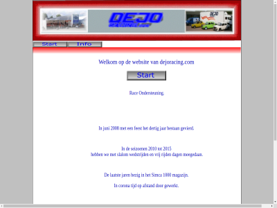 1 dejoracing.com e e-mail info@dejoracing.com mail ondersteun rac startpagina