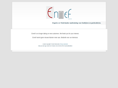 -2026 00 08 15 2006 69 bedankt bedrijv btw content copyright customer engel ennef for hetty interes interest klant kvk longer nederland neemt new nieuw nl001328540b15 no on particulier privacy sijp statement taaltrain taking thank twent we you your