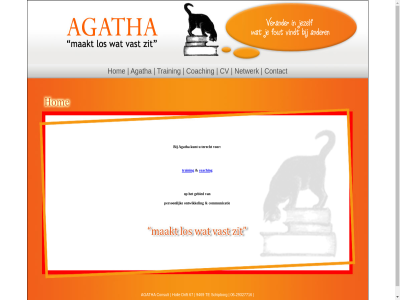 agatha coaching contact cv hom netwerk training welkom