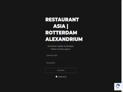 alexandrium asia bereik inlogg later onthoud probeert restaurant rotterdam tijdelijk websit welkom