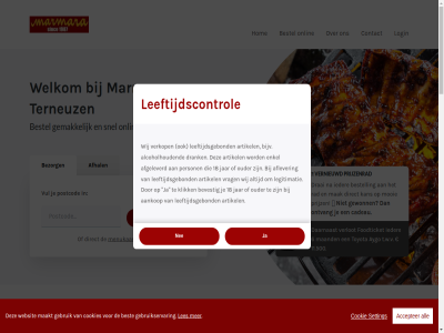 0 00 0115 11.500 16 18 2026 21 30 32 4531 572 6 617 8 aankop accepter af afgeleverd afhaaltijd afhal aflever alcohol alcoholhoud all artikel aygo bekijk best bestel bestell betal bevest bezorg bezorgd bezorgkost bezorgtijd bijv by cadeau contact cookie cookies copyright cx daarnaast deur dinsdag direct donderdag draai drank eenvoud eig enkel eten foodticket gan gebruik gebruikservar geholp gekoz gemak geniet geslot gewonn hal hoef hom ideal ieder jar jou kan klar klik leeftijdscontrol leeftijdsgebond legitimatie les lever locatie login maakt maaltijd maand maandag mak marmara menu menukaart mogelijk mooi nee nieuwstrat officiel onlin ontvang onz ouder person postcod prijz prijzenrad rad reken setting snel stat strat t.w.v terneuz tijd tijdstip toyota uiteraard v.a vanaf vandag veilig verkop verlot vernieuwd vrag vrijdag vul websit welkom wij winkel woensdag zaterdag zin zondag zorg