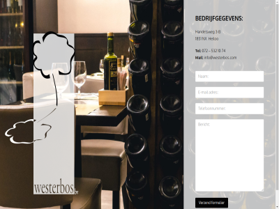 072 10 1851 3 532 74 b bedrijfgegeven goed handelsweg heiloo horeca info@westerbos.com mail nx onroer tel westerbos