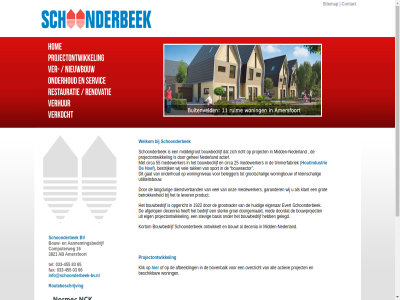 -455 03 033 16 3821 65 66 83 aannemingsbedrijf ab amersfoort beschik bestrijk betrok bouw bouwsector bv computerweg contact fax hoef houtindustrie info@schoonderbeek-bv.nl klik lever product projectontwikkel routebeschrijv schoonderbek sitemap sport tak tel utiliteitsbouw vel welkom wij woning