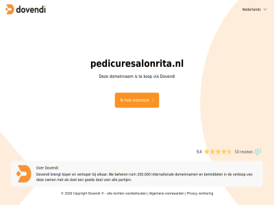 2026 250.000 50 9.4 algemen all beher bemiddel brengt copyright deal doel domeinnam dovendi elkar goed interes international kop koper nam nederland partij pedicuresalonrita.nl privacy recht review ruim verklar verkop verkoper via voorbehoud voorwaard we