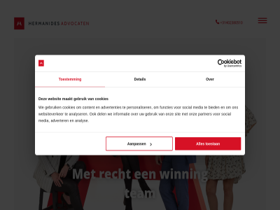 +31402380510 0 1 2 3 4 5 aanpass advertenties adverter advocat analys analyser bied content cookies del detail e functies gebruik hermanides hom informatie maakt media onz partner personaliser recht sit social t team toestan toestemm we websit websiteverker winning