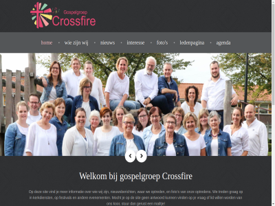 agenda antwoord contactgegeven crossfir dront evenement festival foto gerust gospelgroep grag hom info@gospelgroepcrossfire.nl informatie interes kczb kerkdienst kor ledenpagina lid mailtj media mocht nieuw nieuwsbericht onz optred optreden s sit social stur tred vind vindt vrag war we welkom wij will