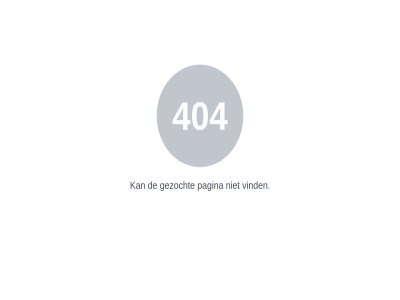404 gezocht pagina vind